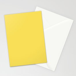 Yellow Zingiberales Stationery Card