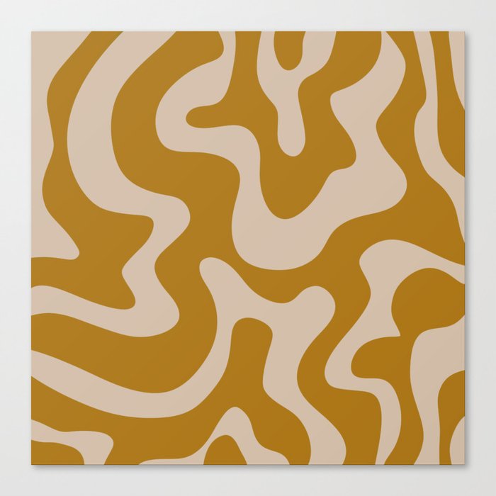 7 Abstract Swirl Shapes 220711 Valourine Digital Design Canvas Print