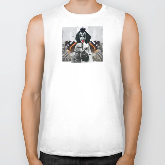 The last Kiss Collage Biker Tank