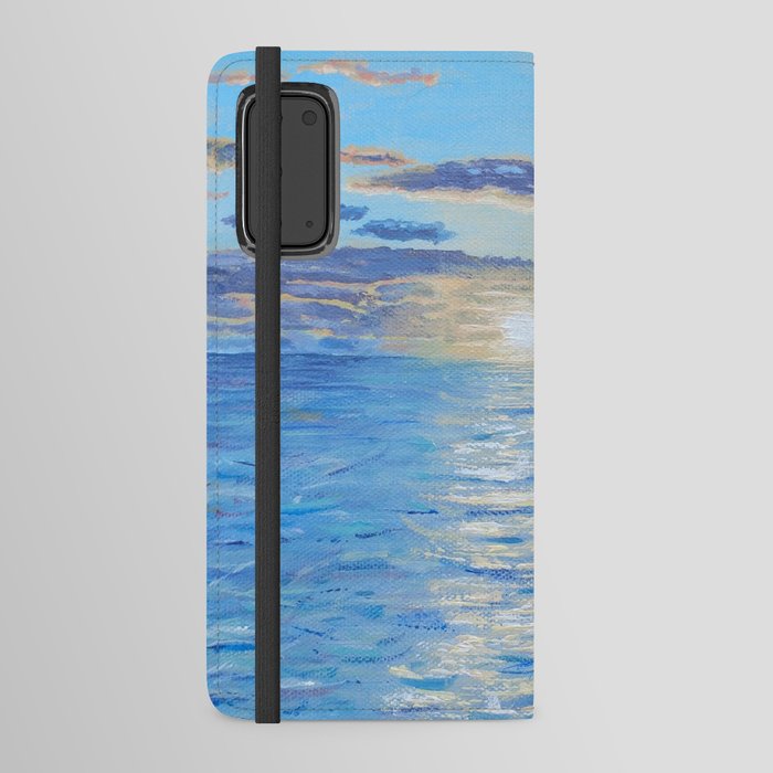Peaceful Ocean Sunset Android Wallet Case