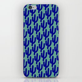 Blue Saguaro iPhone Skin