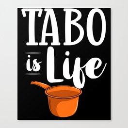 Tabo Filipino Philippines Hygiene Canvas Print