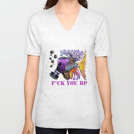 F**K You British Petroleum Unisex V-Neck