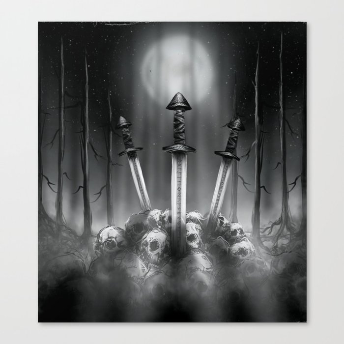 DeathThroes Canvas Print