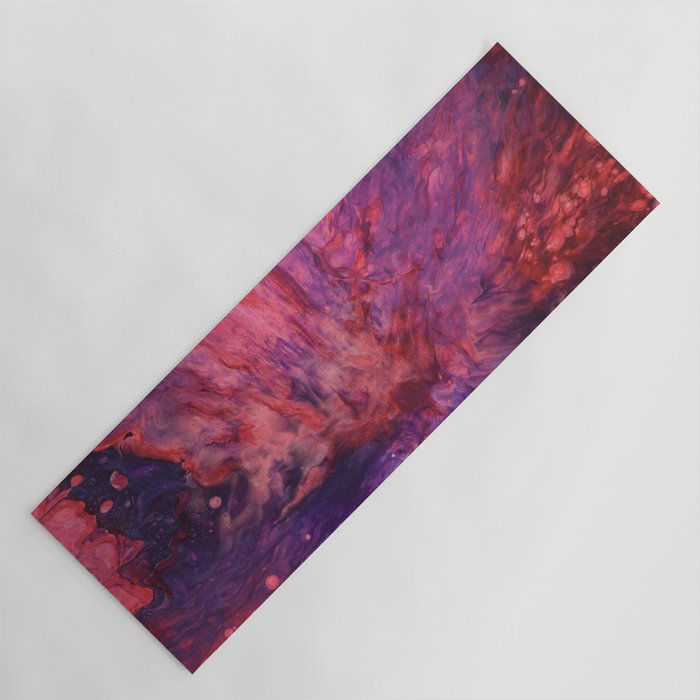 Violet Nebula Yoga Mat