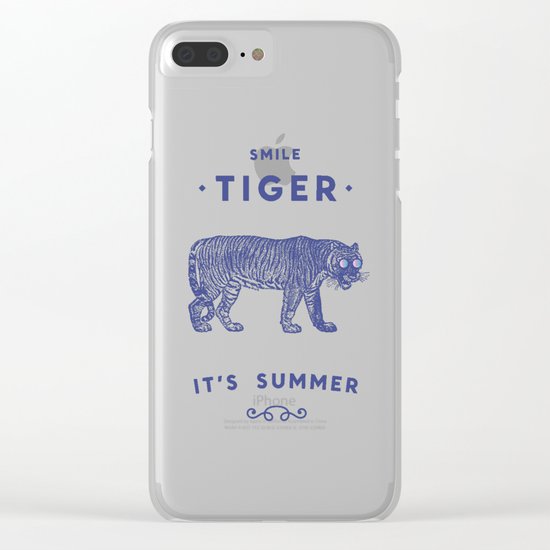 Smile Tiger, it's Summer Clear iPhone Case