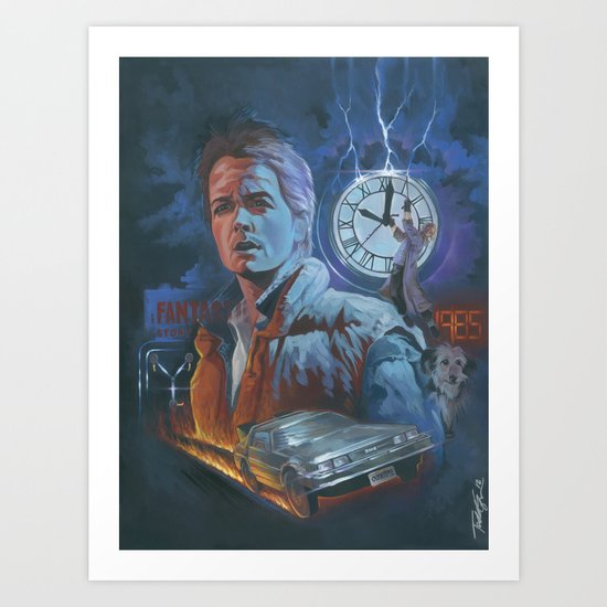 BACK TO THE FUTURE Art Print