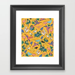 Gold Winston bird shirt collection Framed Art Print