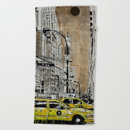 5th Ave Beach Towel