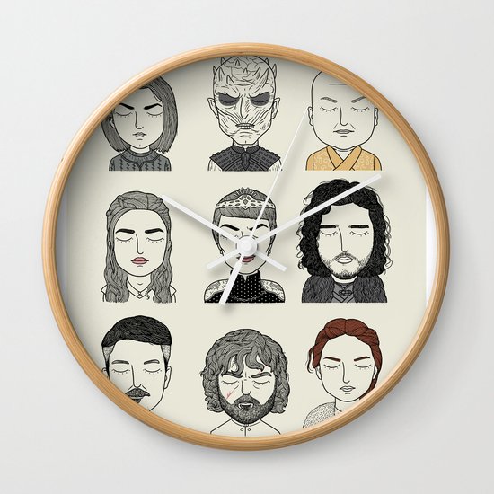 Winter is here Wall Clock
