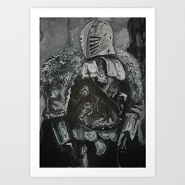 Winter Knight Art Print