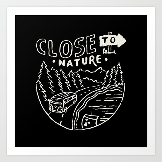 Close to Nature Art Print
