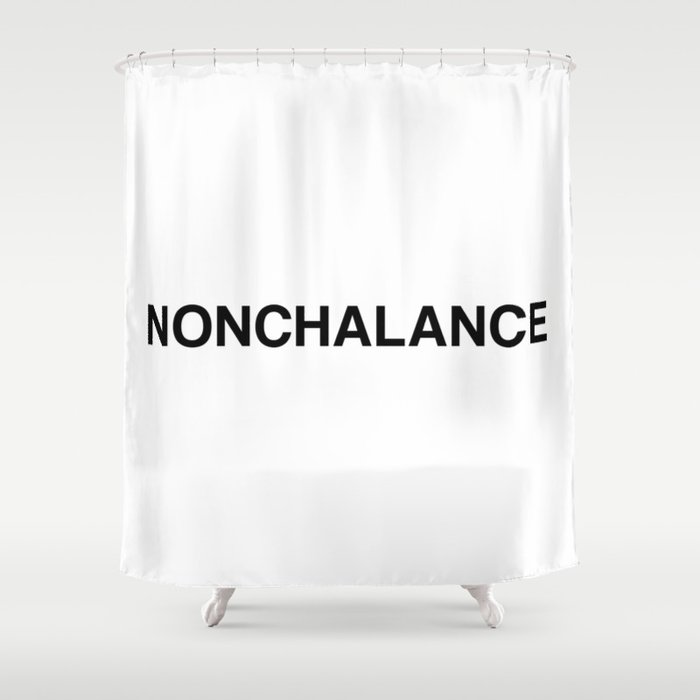 Nonchalance Shower Curtain