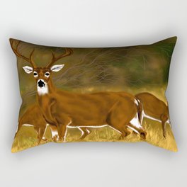 Friends In The Woods Rectangular Pillow