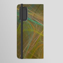 surreal futuristic abstract digital 3d fractal design art Android Wallet Case