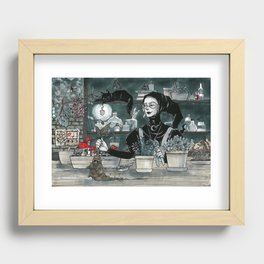Witch's Garden Recessed Framed Print