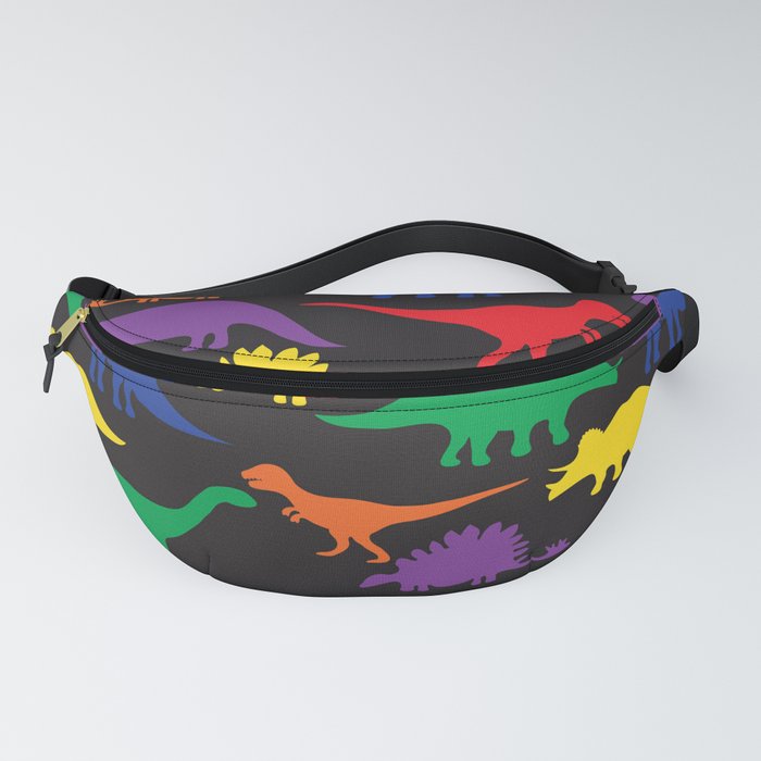 Dinosaurs - Black Fanny Pack