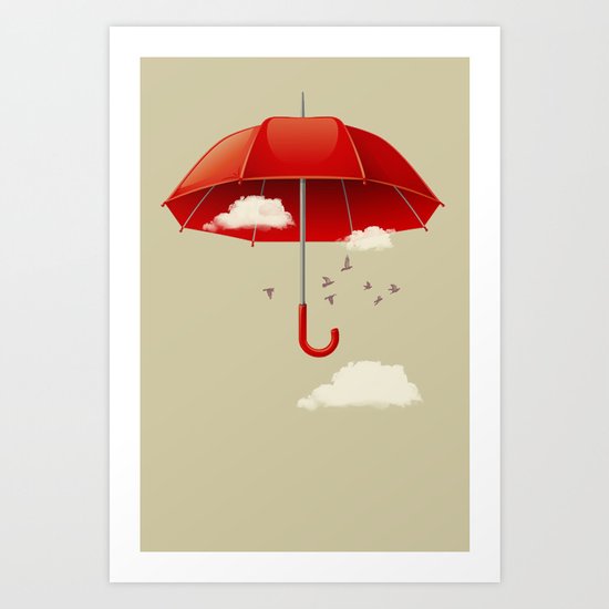 Umbrella Art Print