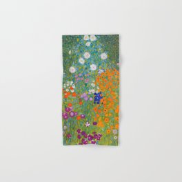 Gustav Klimt - Flower Garden Hand & Bath Towel