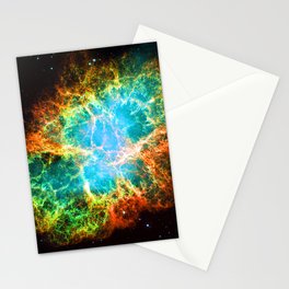 Crab Nebula Outer Space Photography Stationery Card