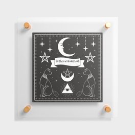 To The Moon And Back With Your Cats Floating Acrylic Print