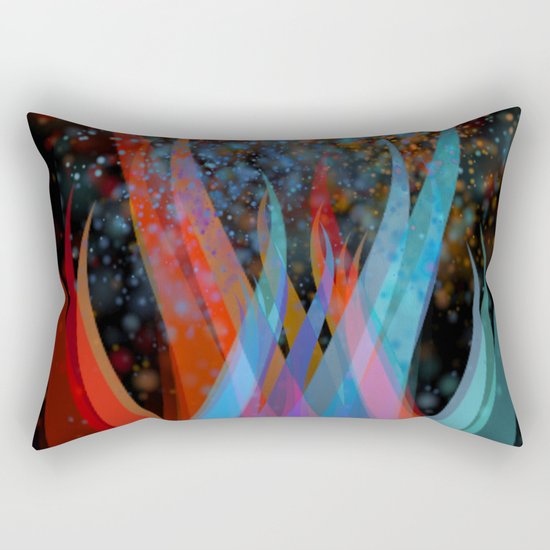 campfire narrative II Rectangular Pillow