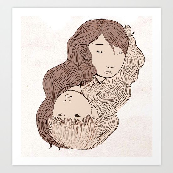 A Muted Mutualism Art Print