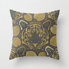 Year of the Tiger // Luxe Grey Throw Pillow