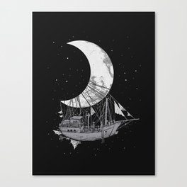 Moon Ship Canvas Print