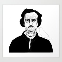 Persistence of Poe Art Print