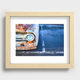 Rusty old truck Recessed Framed Print
