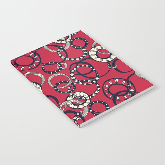 Honolulu hoopla red Notebook