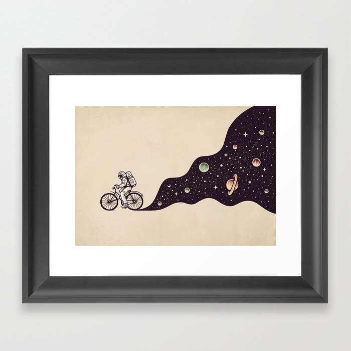 Cosmic Ride Framed Art Print
