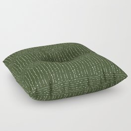 Whisk Lines (Green) Floor Pillow