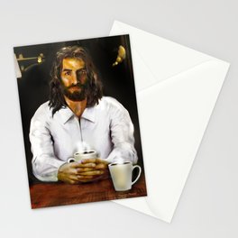 Coffee With Jesus Stationery Card