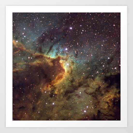 Cave Nebula SH2-155 Art Print