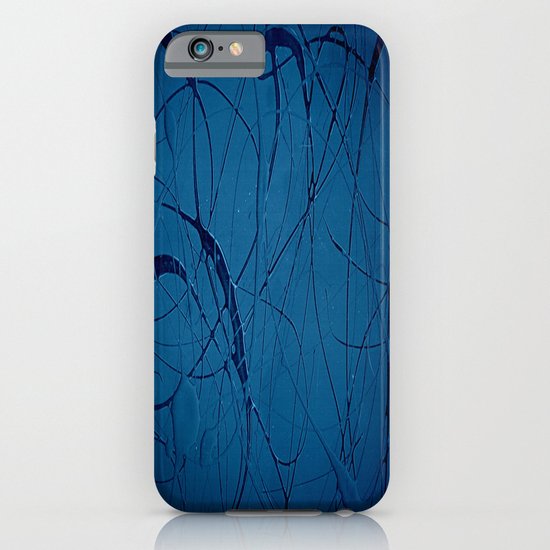 Pollock Inspired Blues Party iPhone & iPod Case