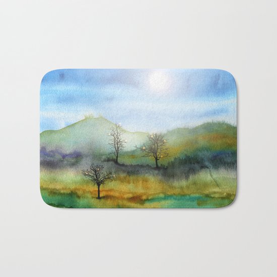 Christmas In The Woods Bath Mat