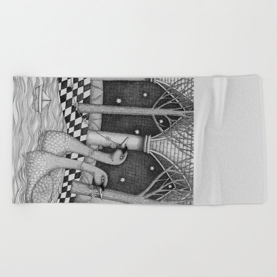 The Star Flowers (2) Beach Towel