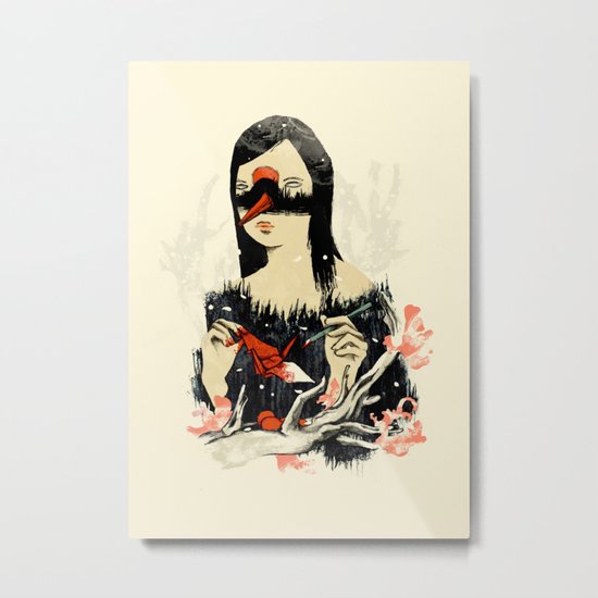 The Crane Wife Metal Print