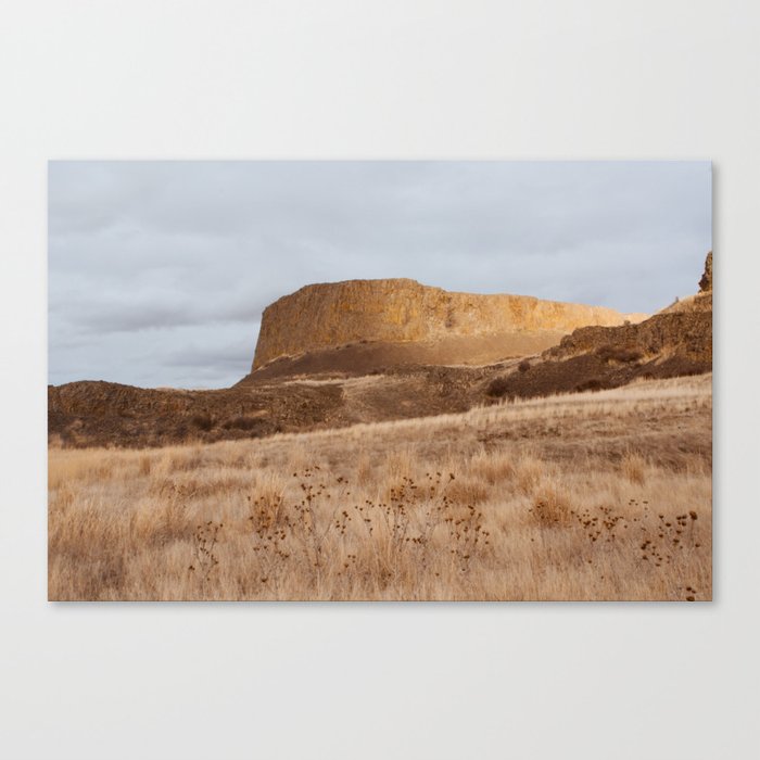 Plains cliffs Canvas Print
