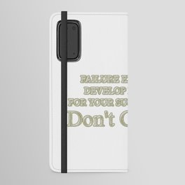 Cute Artwork Design About "Failure Experiences" Buy Now! Android Wallet Case