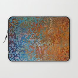 Vintage Rust, Copper and Blue Laptop Sleeve
