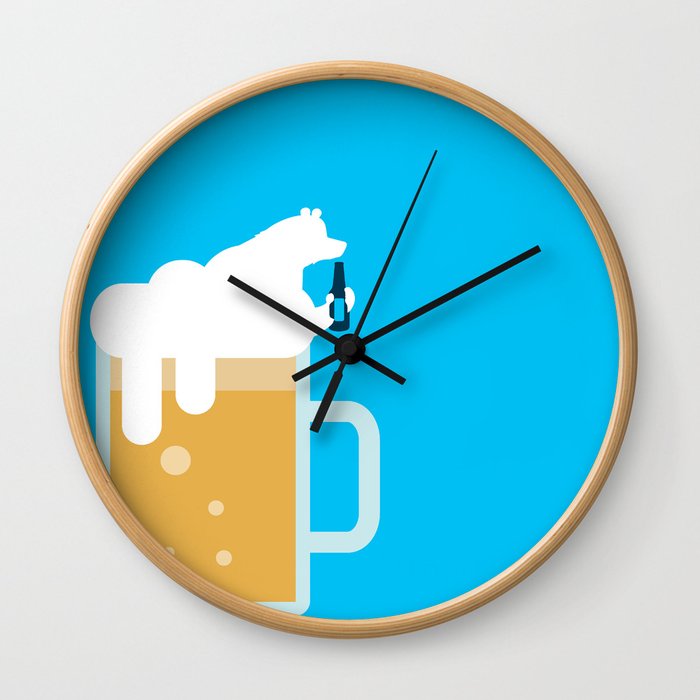 polar beer Wall Clock