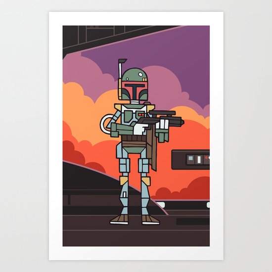 EP5 : Boba Fett Art Print