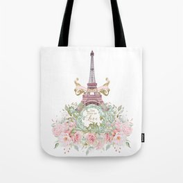 Paris, The City of Love Tote Bag