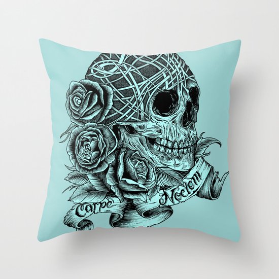 Carpe Noctem (Seize the Night) Throw Pillow