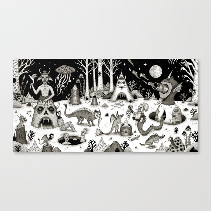 A Grim Hereafter Canvas Print