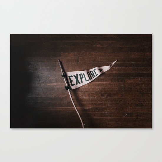 Explore Canvas Print