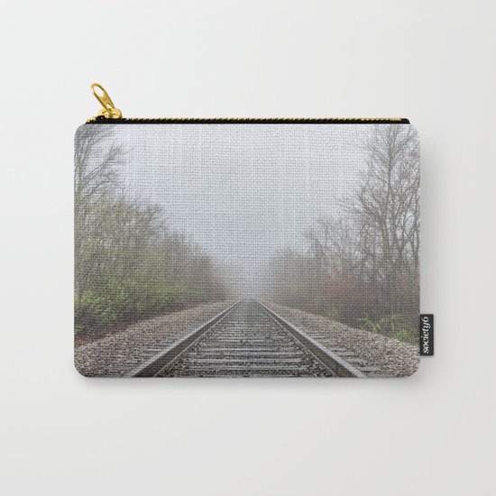 Spring time railroad tracks Carry-All Pouch